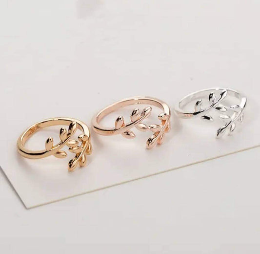 Adjustable Leaf Ring