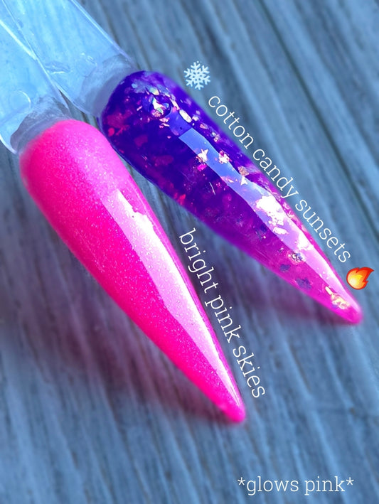 Bright Pink Skies / Cotton Candy Sunsets (thermal)